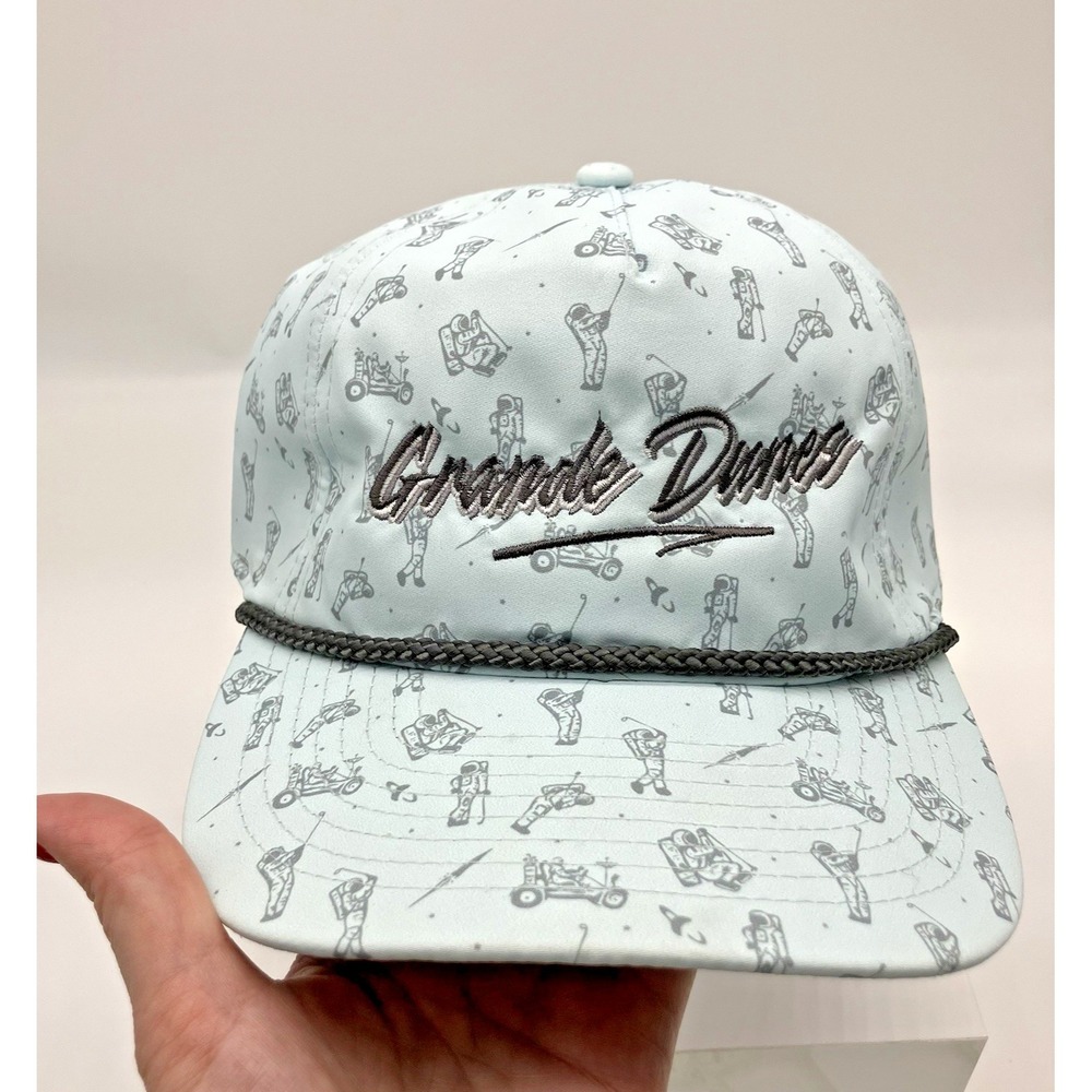 Grande Dunes Astronauts Golfing All Over‎ Print Baseball Cap Dad Hat Embroidered